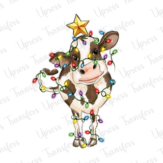 Cutesy Cow With Lights