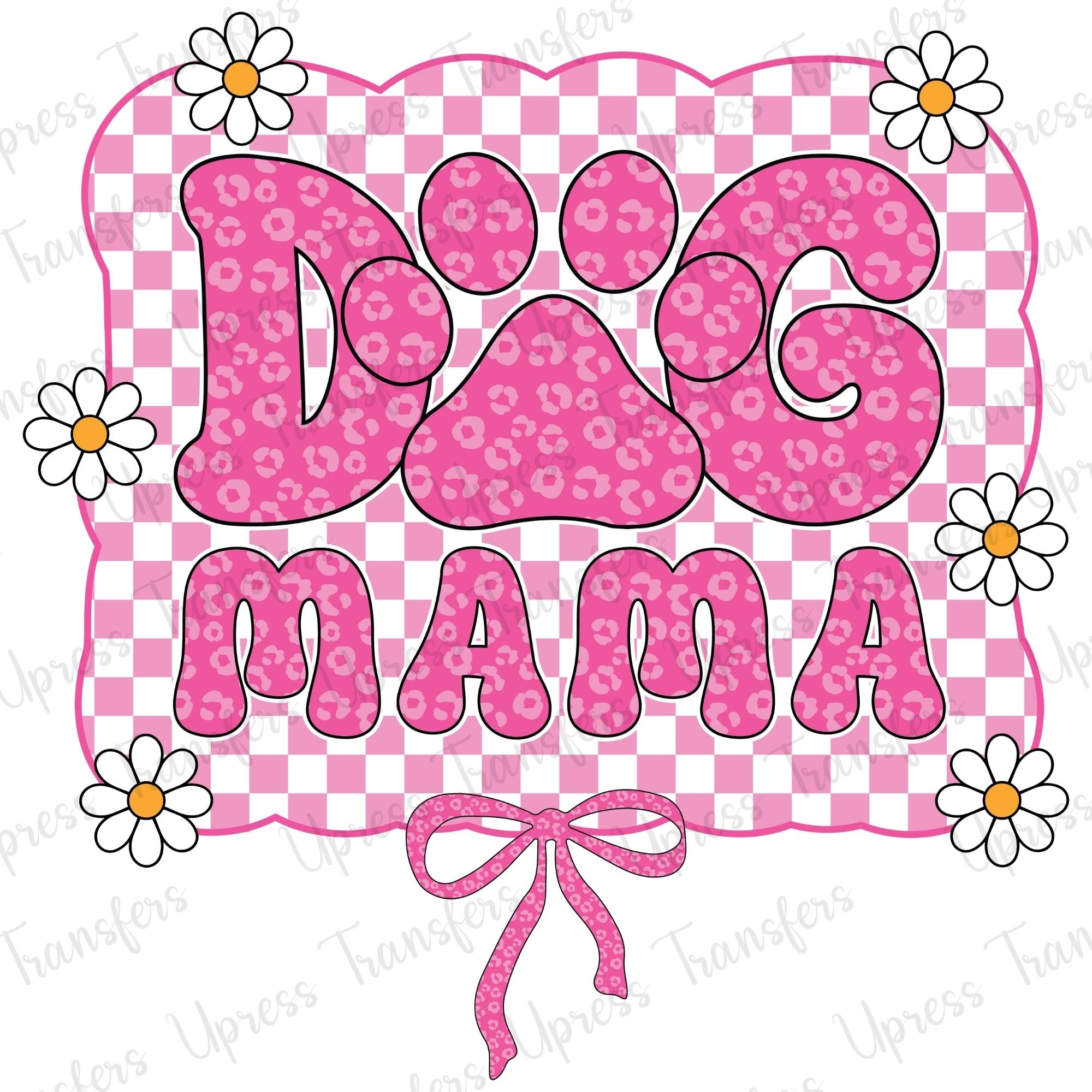 Cutesy Dog Mama Pink