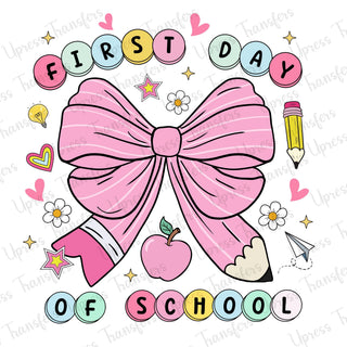 Cutesy First Day Pencil Bow