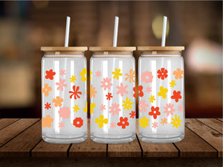 Cutesy Flowers 16 Oz Wrap