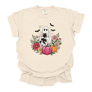 Cutesy Ghost In Flowers