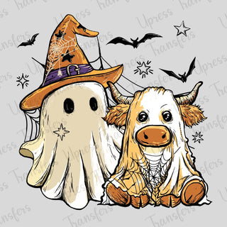 Cutesy Ghost and Cow