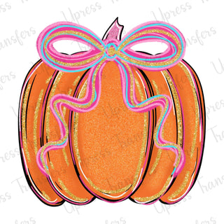 Cutesy Glitter Trendy Pumpkin