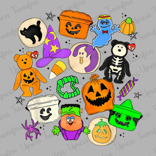 Cutesy Kid Halloween Collage