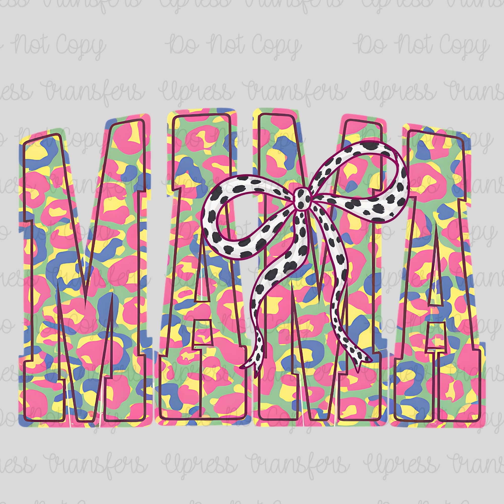 Cutesy Mama Cow Bow