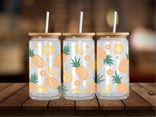 Cutesy Pineapples 16 Oz Wrap