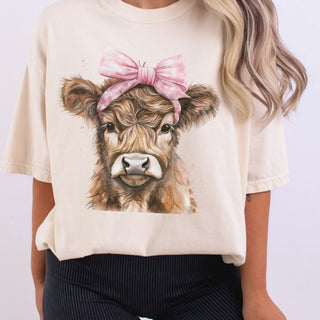 Cutesy Pink Bow Cow