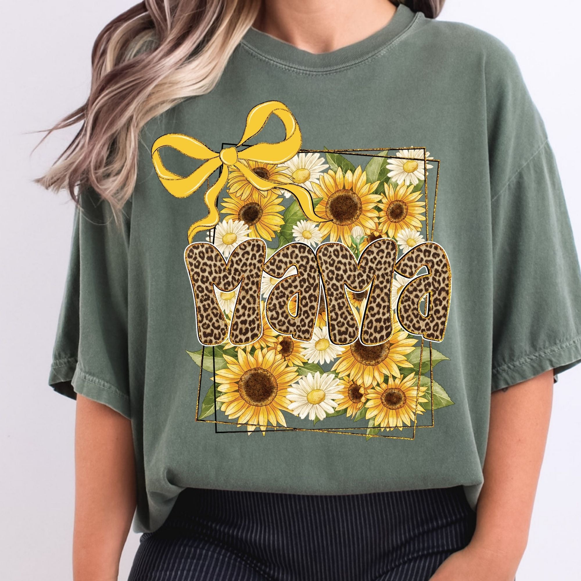 Cutesy Sunflower Mama
