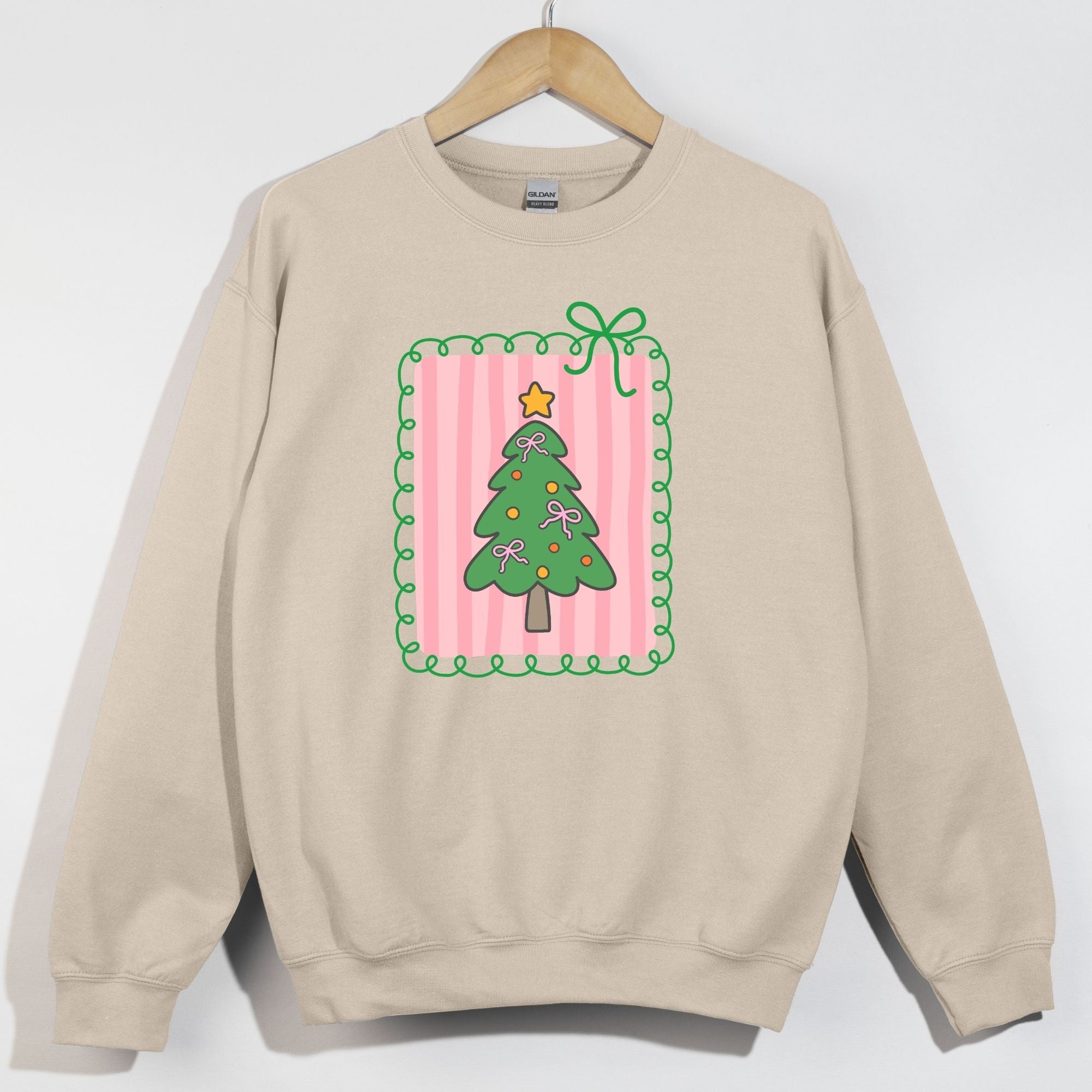 Cutesy Tree Striped Frame