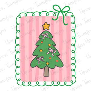 Cutesy Tree Striped Frame