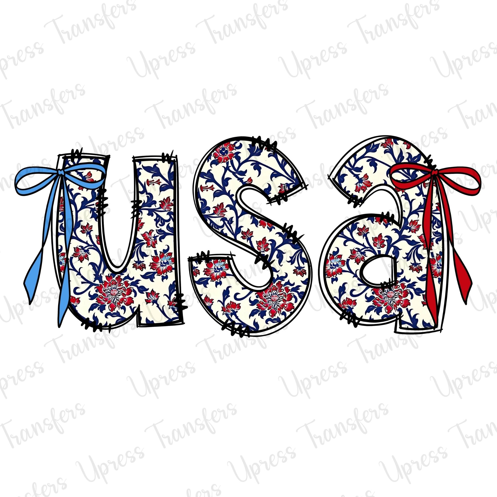 Cutesy USA Letters