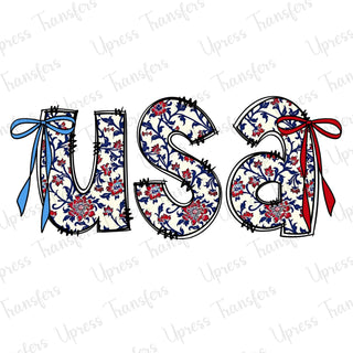 Cutesy USA Letters