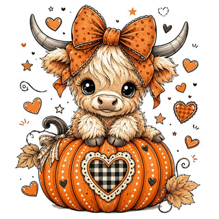 Cuties Highland Pumpkin Cow