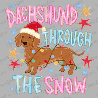 Dachshund Through The Worry Christmas
