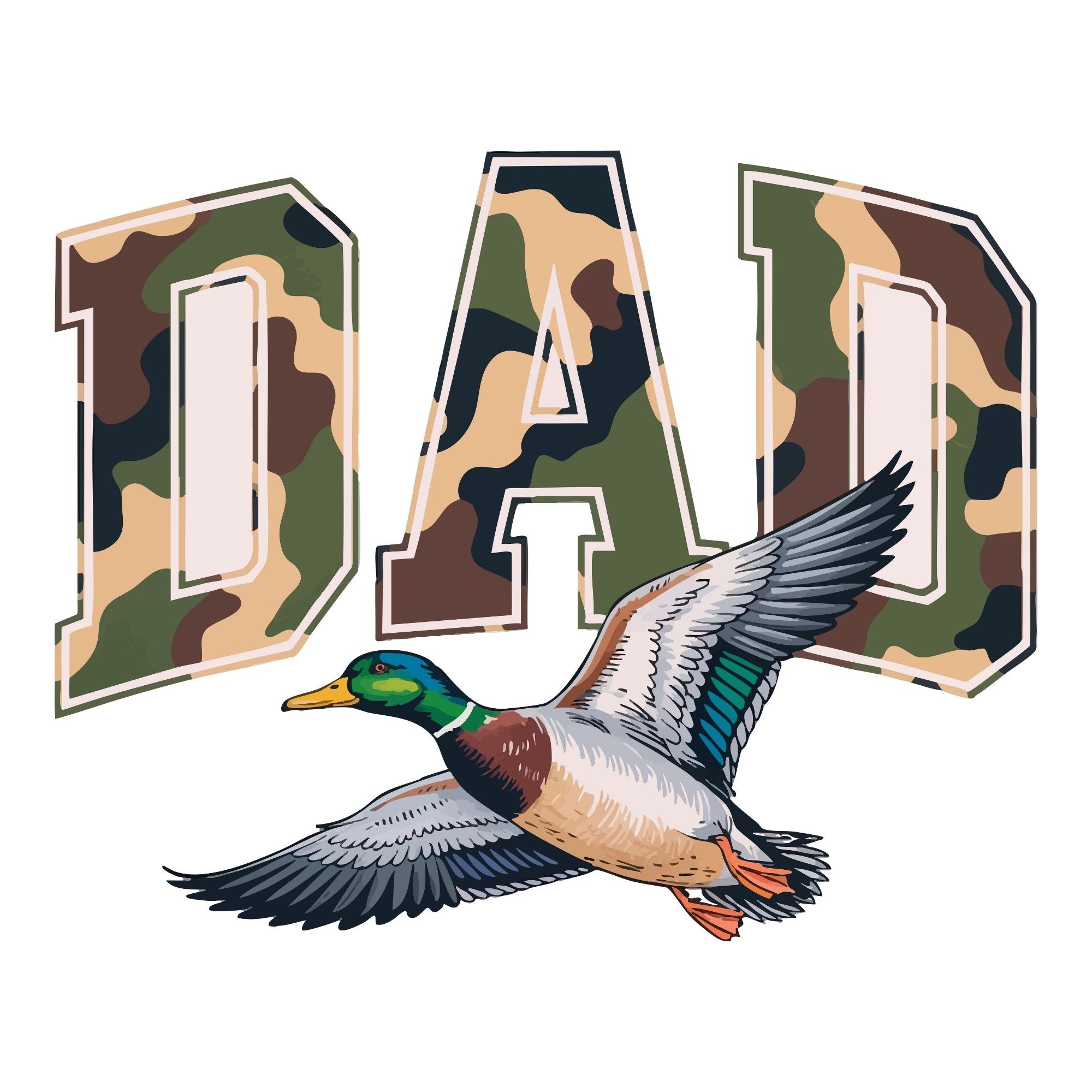 Dad Flying Mallard
