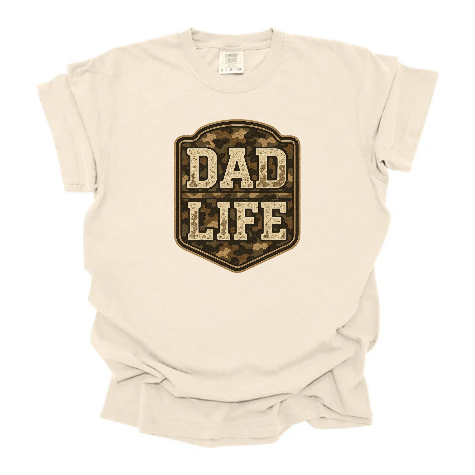 Dad Life Distressed Camo