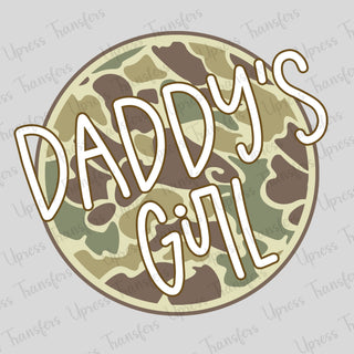 Daddy Girl Camo Circle