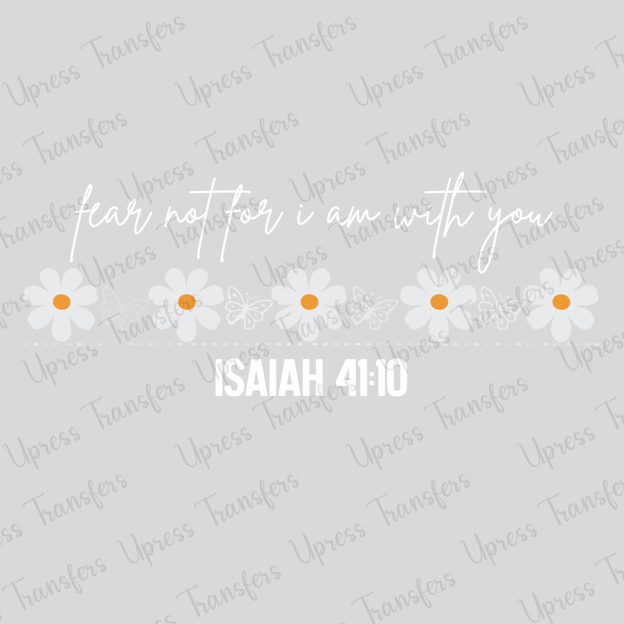 Daisy Flowers Isaiah 41.10