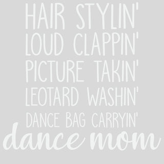 Dance Mom White
