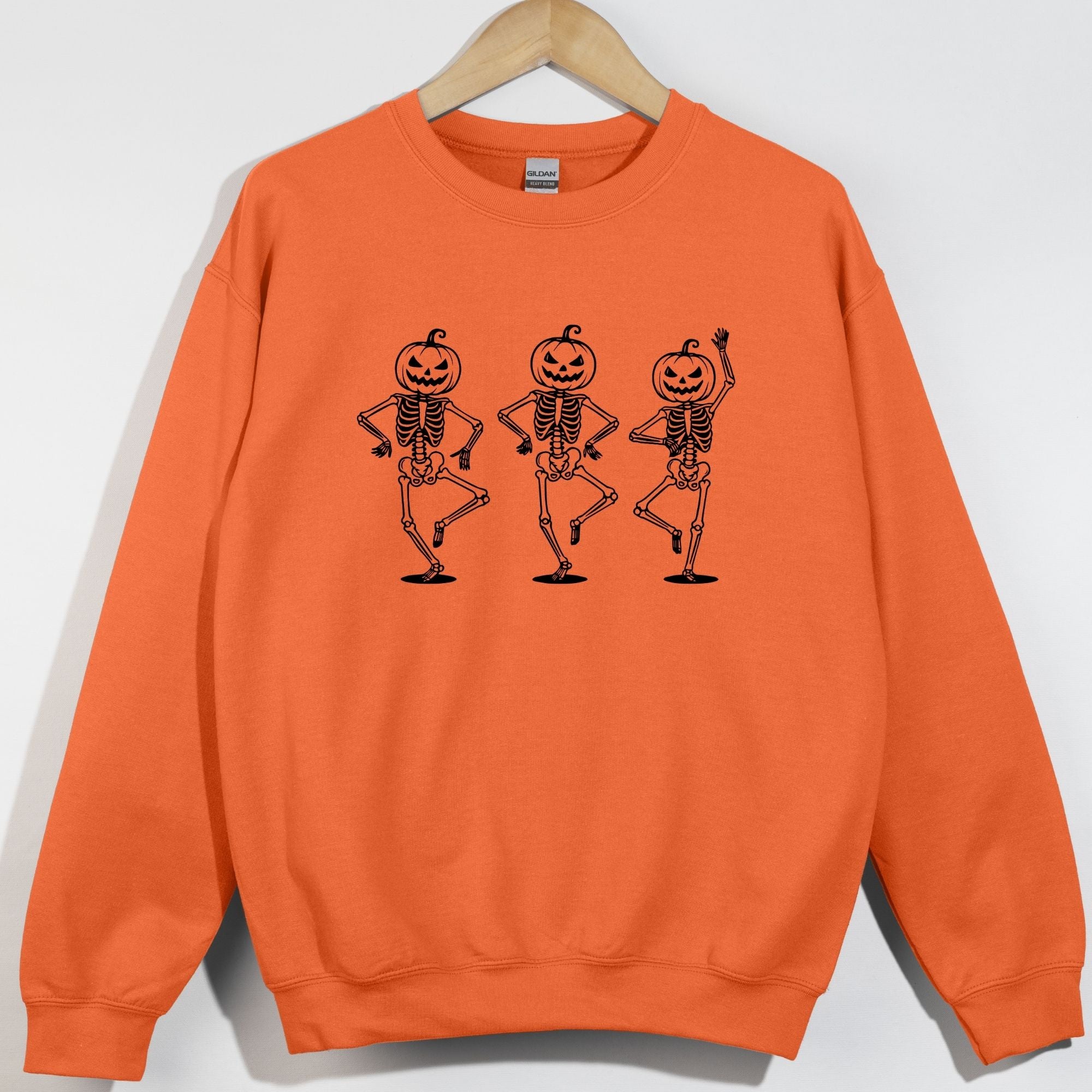 Dancing Pumpkin Head Skeletons