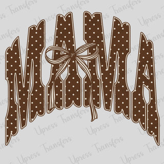 Dark Brown Fall Mama