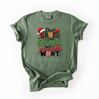 Dear Santa I Can Explain Candy