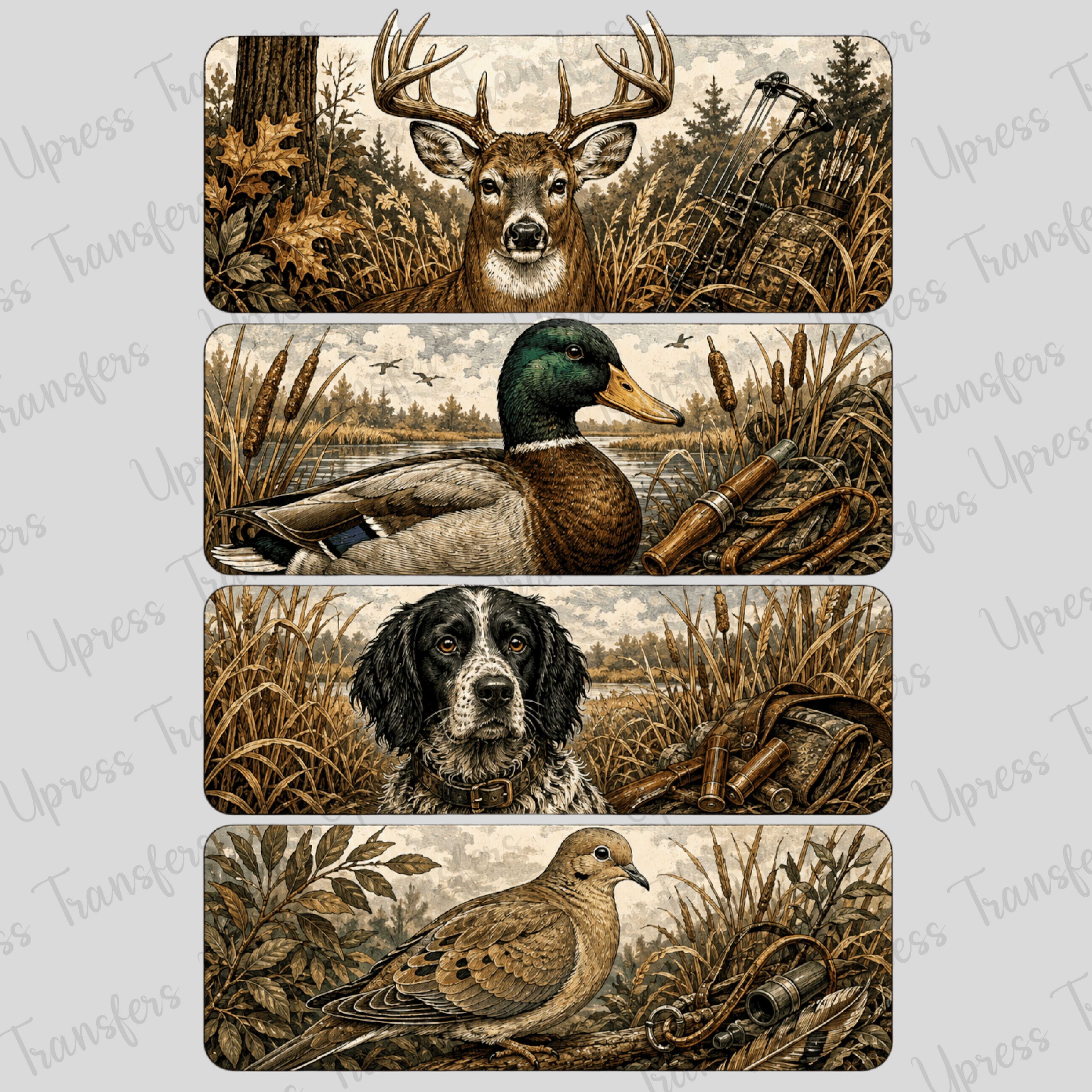 Deer Duck And Dog
