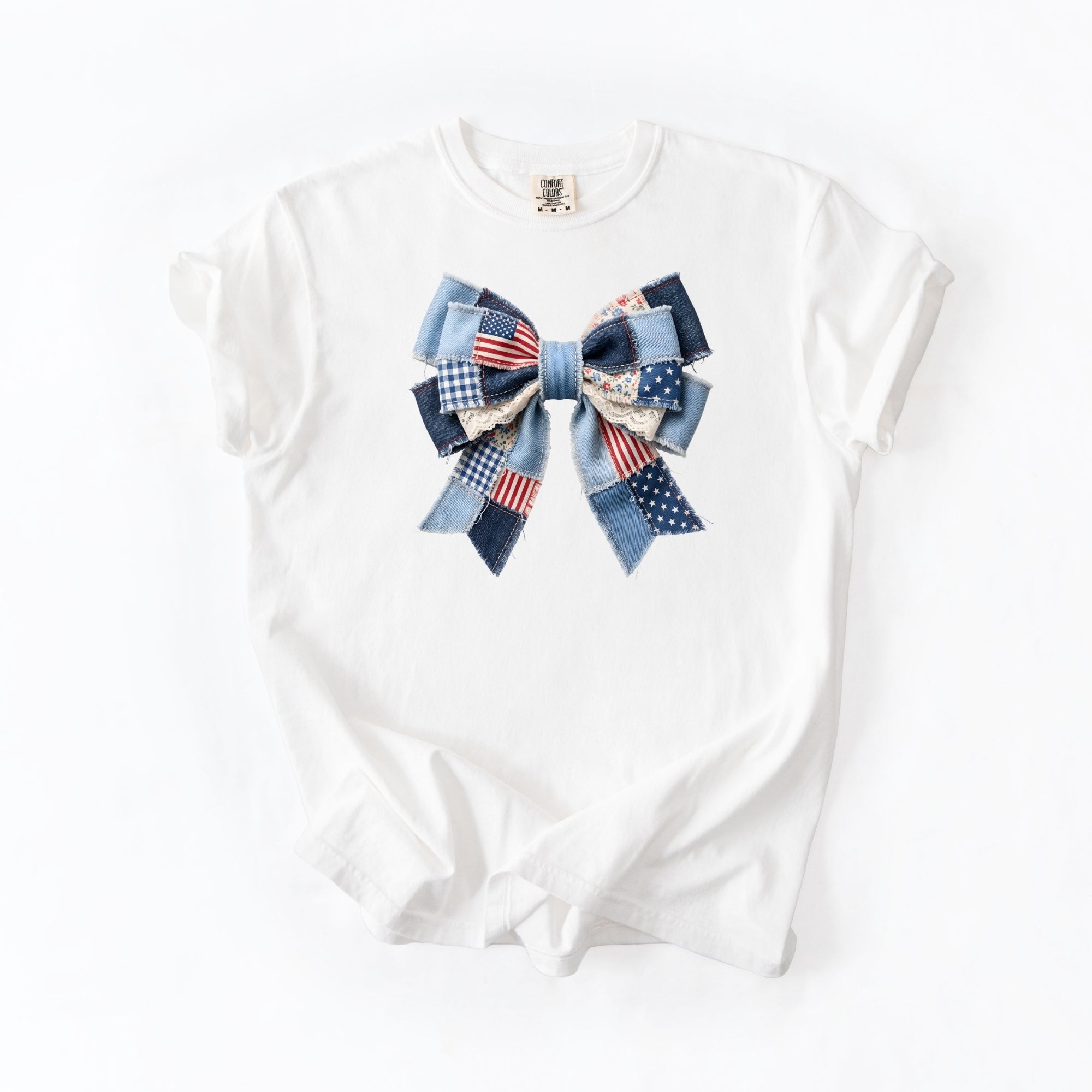Denim American Bow