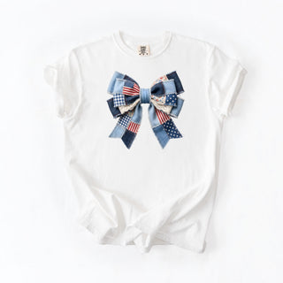 Denim American Bow