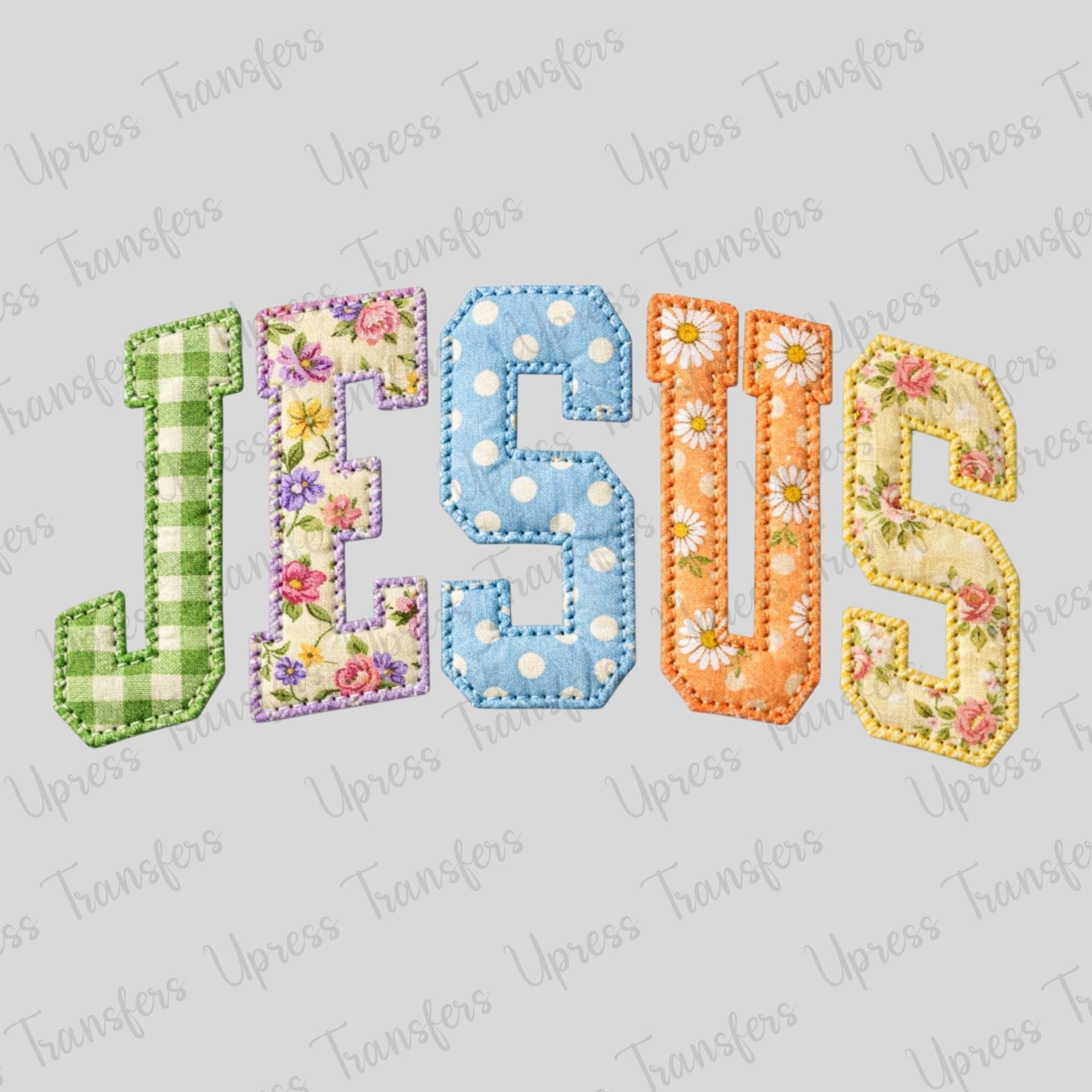 Designed Stitched Jesus
