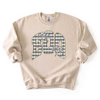 Diamond Patterned Boo