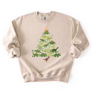 Dino Christmas Tree Green