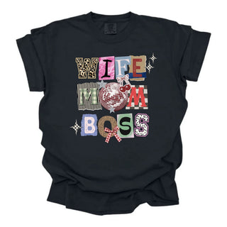 Disco Ball Wife Mom Boss