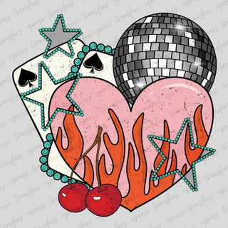 Disco Turquoise Collage