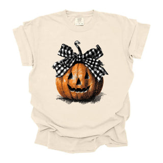 Distressed Buffalo Plaid Pumpkkin