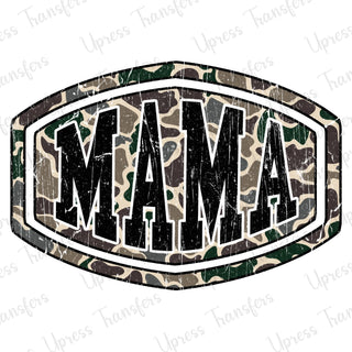 Distressed Camo Mama
