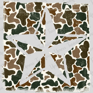 Distressed Camo Star