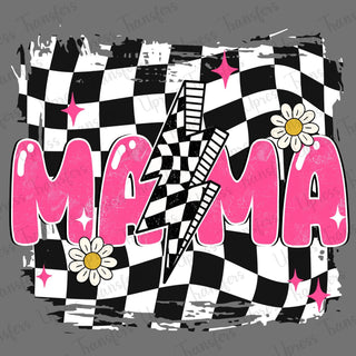 Distressed Checkered Mama Bolt