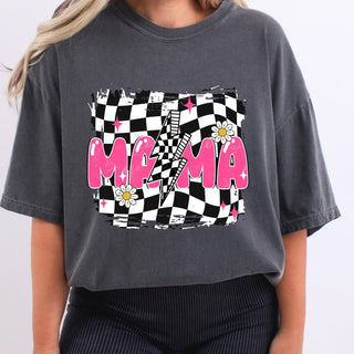 Distressed Checkered Mama Bolt