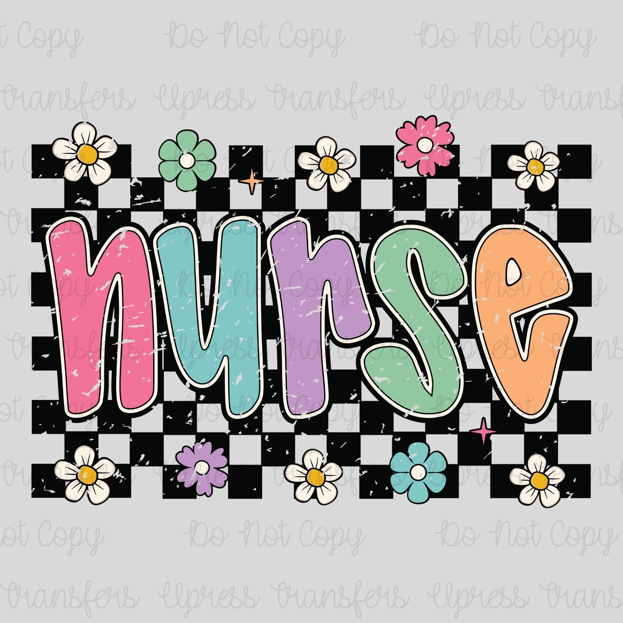 Distressed Checkered Nurse