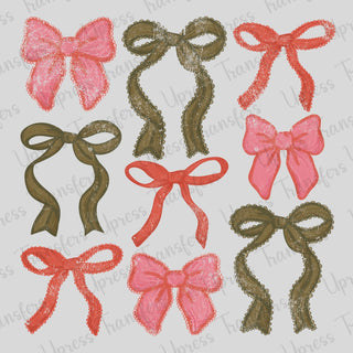 Distressed Christmas Bows
