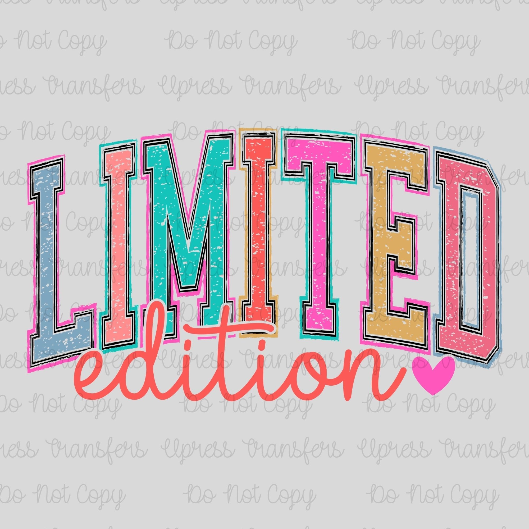 Distressed Colorful Limited Edition