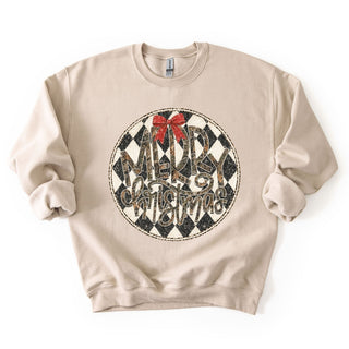 Distressed Diamond Merry Christmas