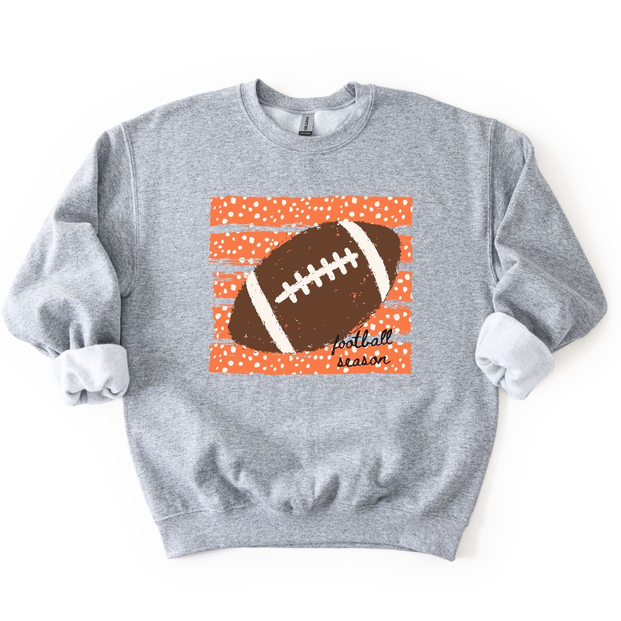 Distressed Football Drawing