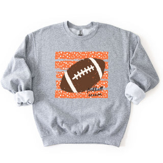 Distressed Football Drawing