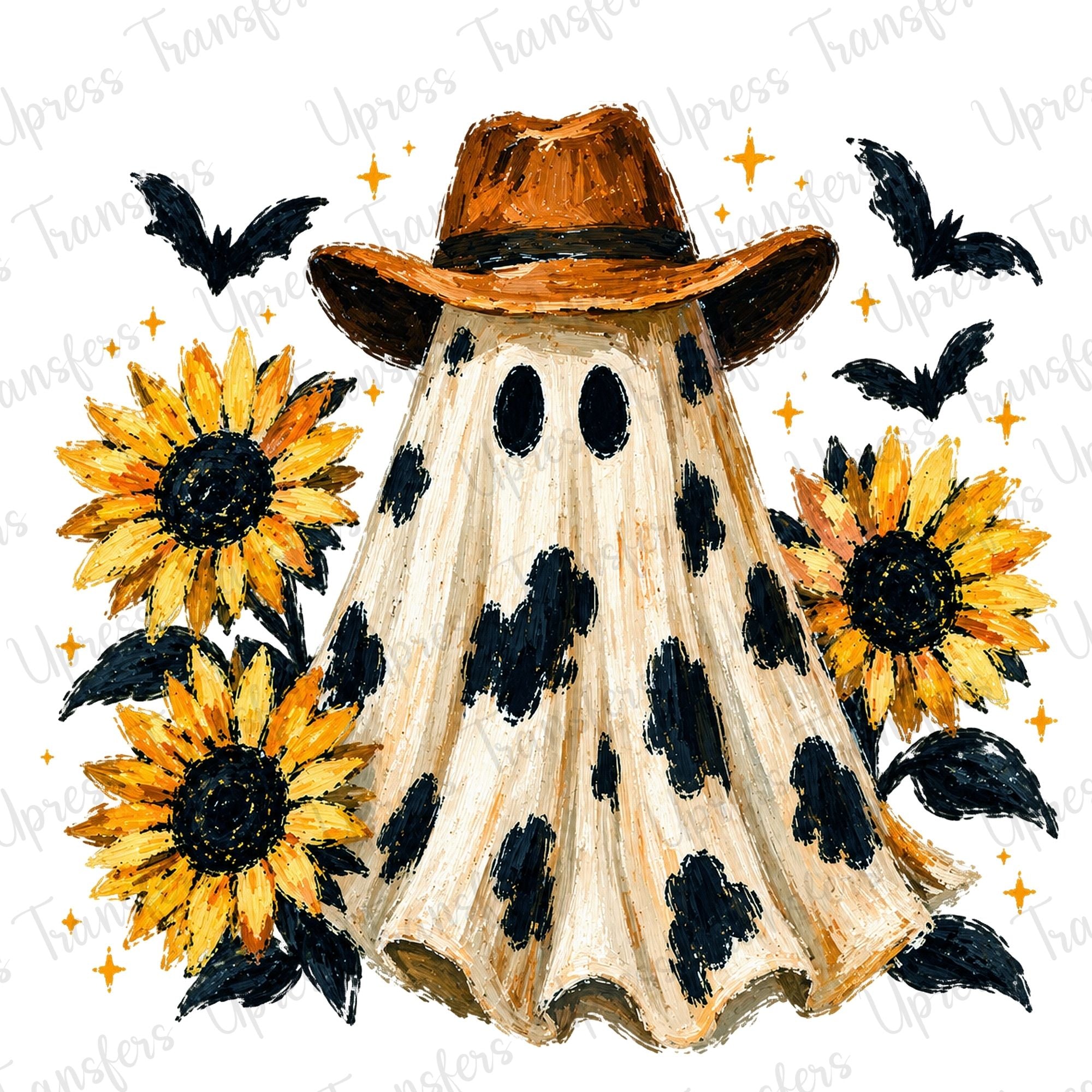 Distressed Ghost Sunflowers