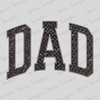 Distressed Grey Patterned Dad