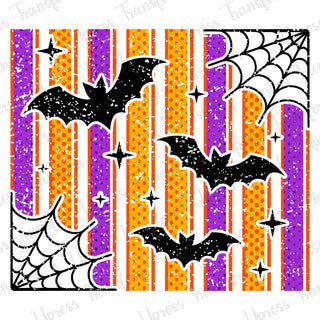 Distressed Halloween Bat Doodle
