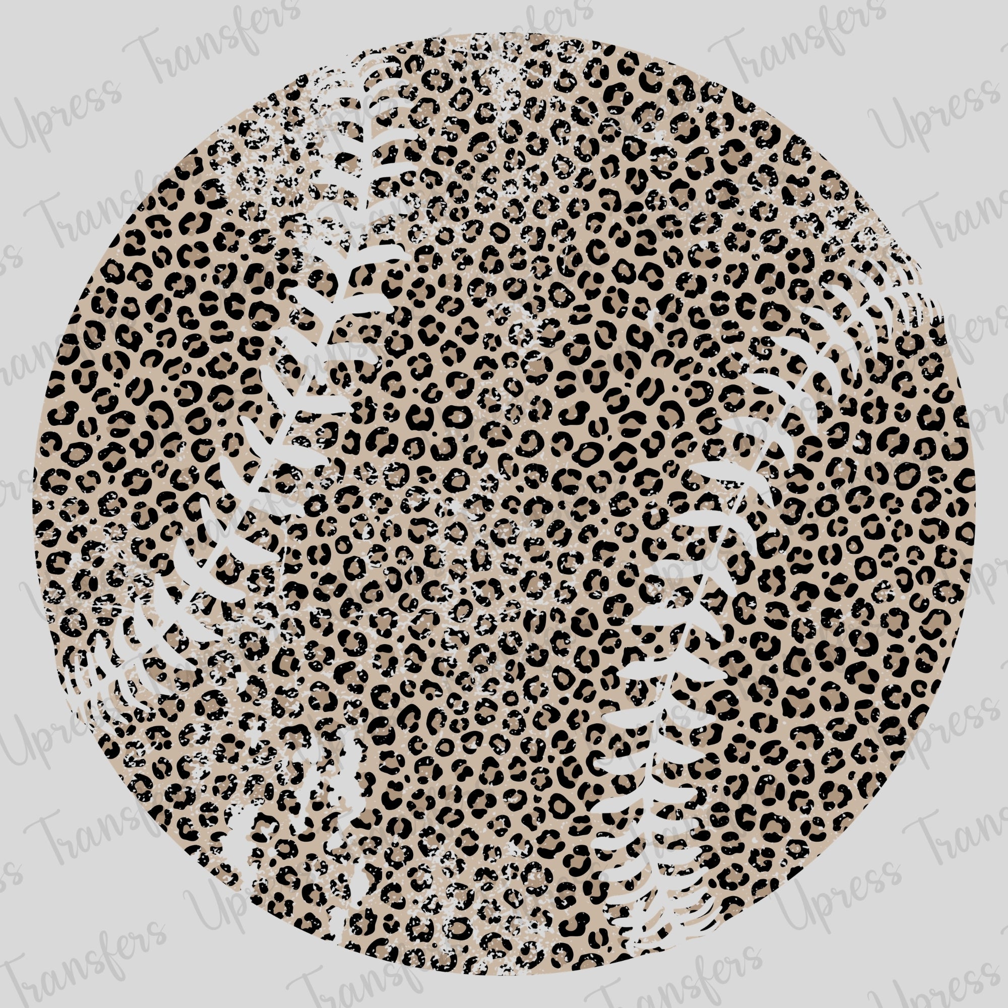 Distressed Leopard Baseball