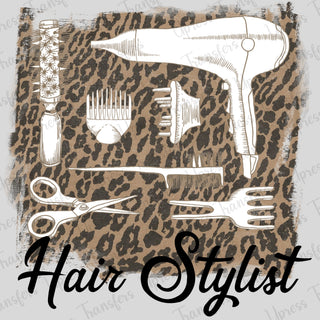 Distressed Leopard Hair Stylist